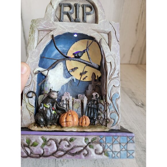 Jim shore Haunted Eve 4017589 Tombstone Halloween home decor - Picture 9 of 9